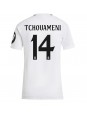 Billige Real Madrid Aurelien Tchouameni #14 Hjemmedrakt Dame 2024-25 Kortermet